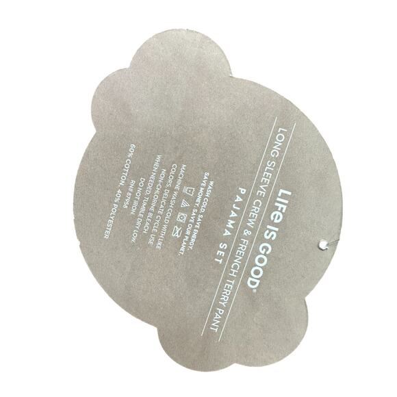 Life is Good Jake and Rocket Unplug Campfire Men's 2 Pc Pajama Set Sz Medium New - Picture 5 of 7